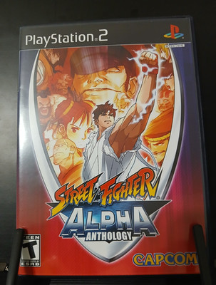 Street Fighter Alpha Anthology (PlayStation 2 PS2) Complete Capcom