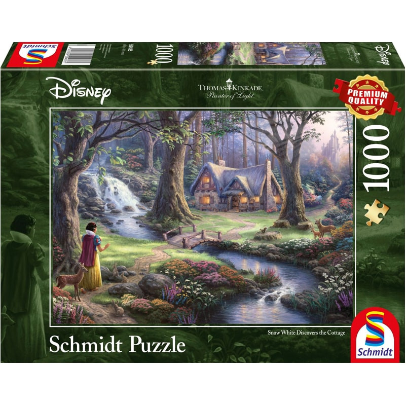 Thomas Kinkade: Disney Snow White 1,000 Pieces  Jigsaw Puzzle | Ages 12+