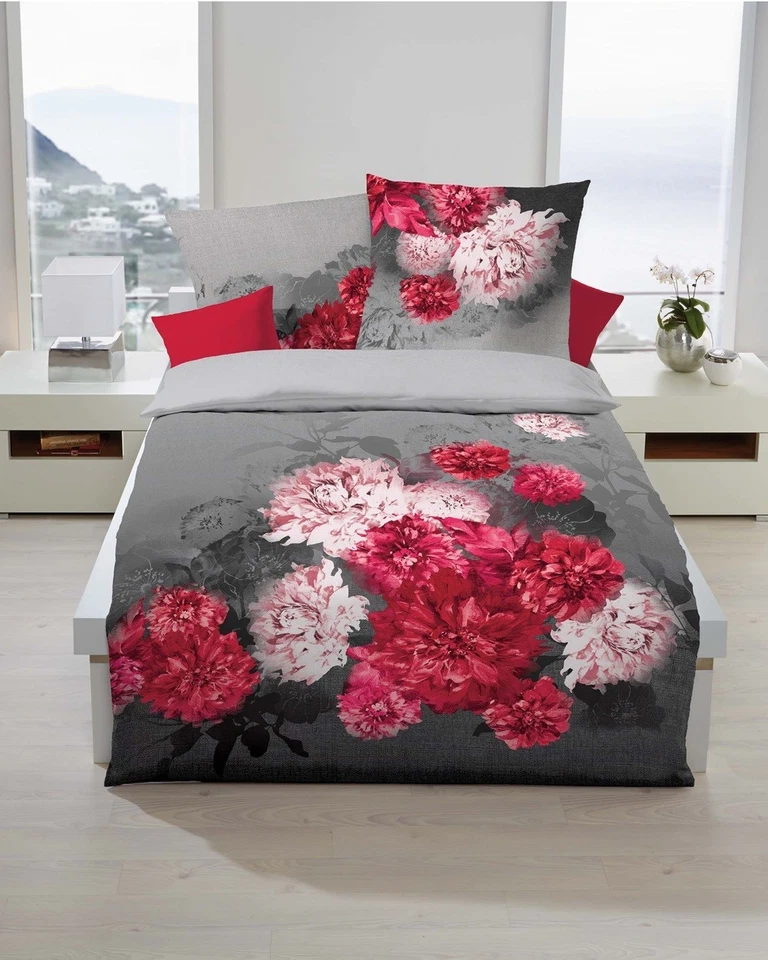 Kaeppel Bettwäsche Flamenco Mako Satin 135x200 / 155x220 cm *Schnäppchenpreis* - Bild 1 von 1
