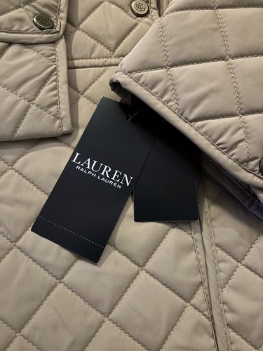 RALPH LAUREN Lauren Women's Beige Birch Tan Diamond Quilted Jacket XL - Bild 3 von 8