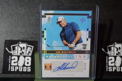 2025 Liv Golf Lee Westwood /40 WaterColor INK  AUTO No. Wc-LWS