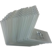 IKEA Bokis Bookends Set of 17 Clear Plastic Durable Design