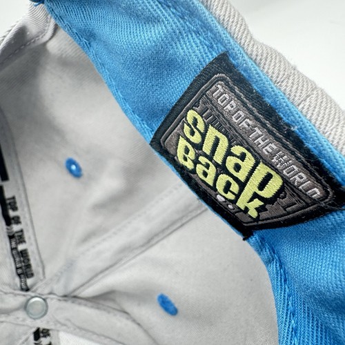 UCLA Yoda Star Wars Snapback Hat Two Tone Gray Blue Adjustable Embroidered Cap - Picture 13 of 21
