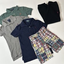 Polo Ralph Lauren Boys Size 6 Shirts Shorts Sweatpants Lot of 5