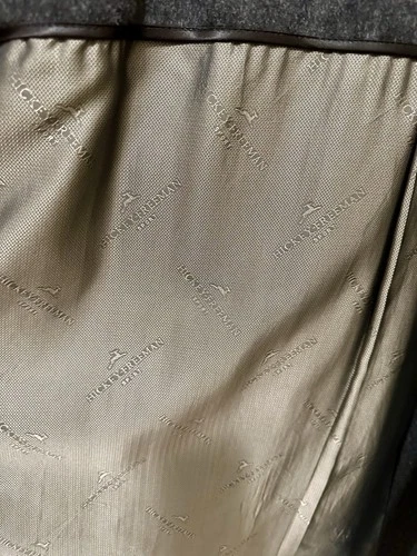 Hickey Freeman Charcoal Gray Wool Overcoat Size 42 image 15