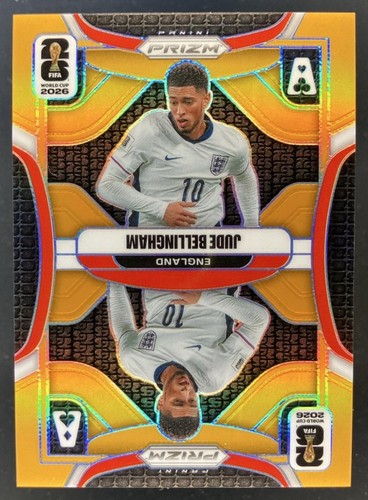 2026 Panini Prizm World Cup Jude Bellingham Aces Gold /10 #23 England