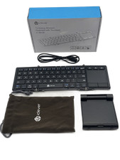 iClever Foldable Bluetooth Keyboard Scissor Dark Grey