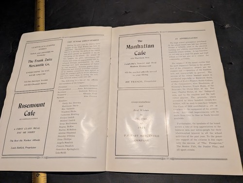 Vintage Yearbook 1929 Leadville Colorado Public Schools - Picture 8 of 11