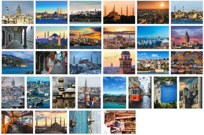 Travel Postcards,Set of 30 Post Cards Variety Pack Depicting from around the Wor