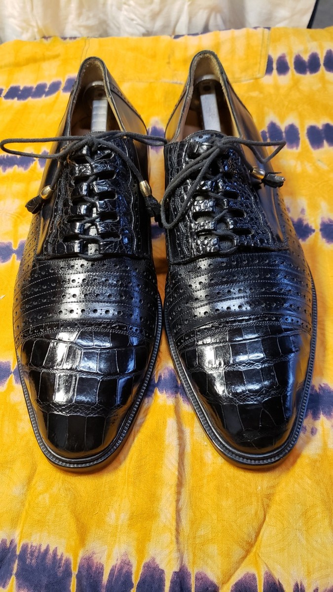 ALLIGATOR 特注品 STANDING 165 BLACK PANTHER Pantera Black Alligator - Orbino