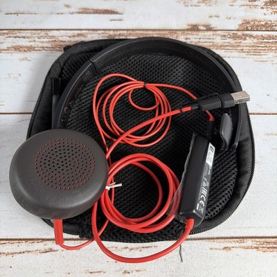Plantronics Poly Blackwire C5220 Wired Stereo Headset USB-A With Case