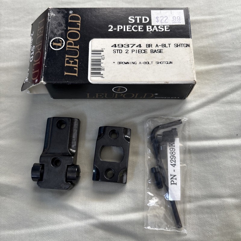 Leupold STD 2 piece base for a browning A- bolt Shotgun