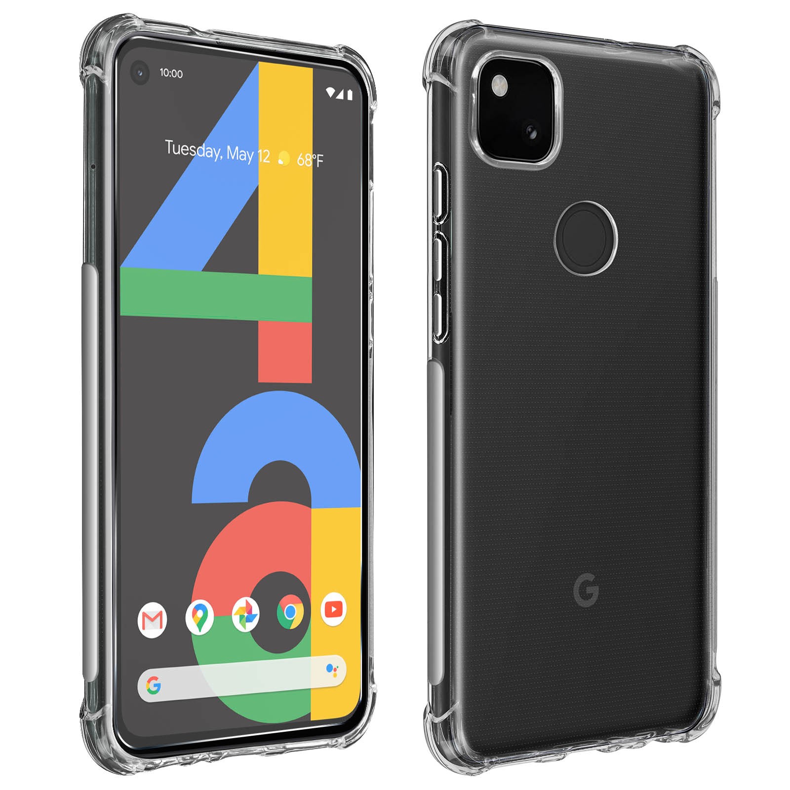Coque Pixel 4A Antichoc et Verre Trempé 9H Anti Rayures Protection 360