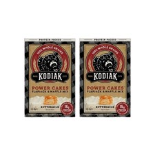 2 Pack Kodiak Power Cakes Buttermilk Flapjack Waffle Mix 4.5 lb Each 9 lb Total