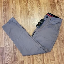 Wrangler Pants Men 30x30 Grey All Terrain Gear ATG Outdoor Hiking Stretch
