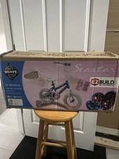 Bicicleta Huffy EZ Build Rosa Sea Star 52878 Bicicleta para Niños Nueva en Caja