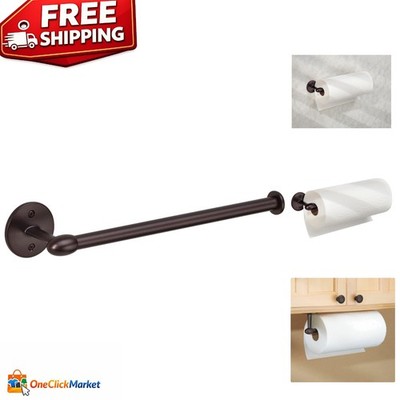 Compact Bronze Wall Mount Paper Towel Holder   Organize Your Kitchen Beautifully