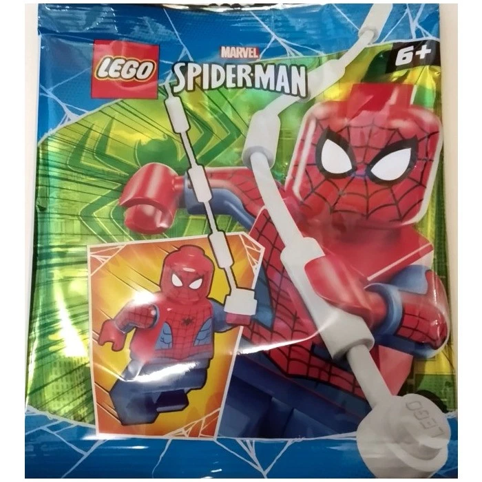 LEGO Marvel Avengers Spider-Man con Bolsa de Lámina Web 242214 (SELLADO)