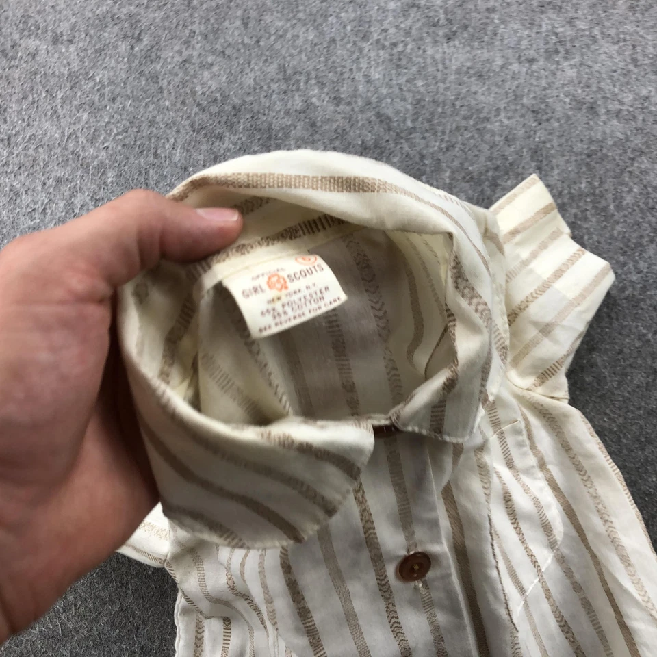 Lote de Uniformes Brownie Vintage Niñas Talla 6 Vestido Pantalones Camisa Sombrero Cinturón Foto 4 de 4