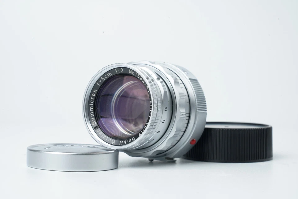 [Muy bueno] Lente Leica Summicron f=5 cm 1:2 Ernst Leitz Wetzlar #3013A Foto 2 de 4