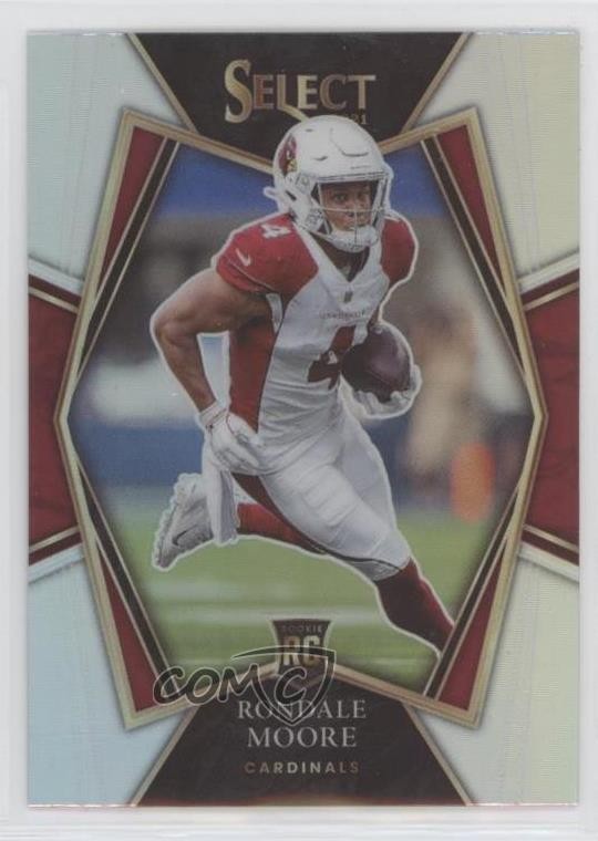 2021 Panini Select Premier Level Silver Prizm Rondale Moore #158 4w8