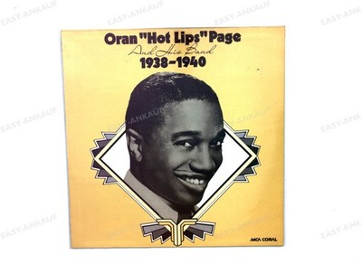 Oran Hot Lips Page And His Band - 1938-1940 GER LP 1975 '*
