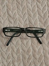 Sanrio Hello Kitty HM-203-1 Eyeglass Frames Black Plastic Hearts Full Rim Kids