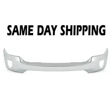 NEW Chrome Front Bumper For 2016-2019 Chevrolet Silverado With Fogs SHIPS TODAY