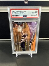 2001-02 Topps Pristine - Shaquille O'Neal #49 Gem Mint PSA 10