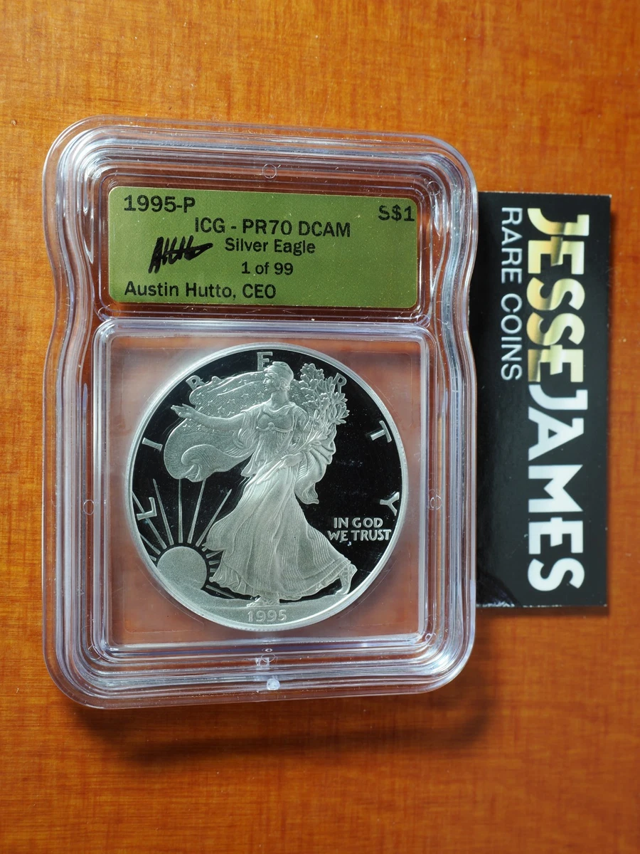 American Eagle PR 70 Graded 1995 Silver Bullion Coins for sale | eBay
