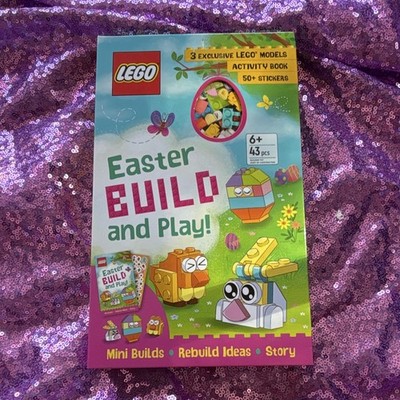 LEGO Easter BUILD and Play! Build and Play Box Activity Book Stickers 2026