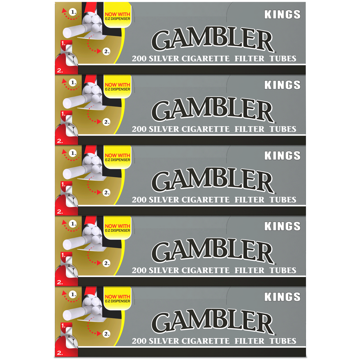 cigarette papers & tubes Kashmir Coral – 200 Count King Size Tubes with Smooth Draw Clean Burn, No Tearing, Compatible with Most Injector Machines, Empty Cigarette Tubes, Proudly USA Made : Health Zen Full Flavor Cigarette Tubes