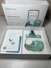 Babytone Baby Sleep Sock Monitor, Tracking Heart Rate & Movement, Open Box