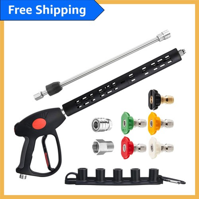 #ad Effortless High Pressure Cleaning with 40quot; Brass Wand and Universal M22 Fittings $76.99