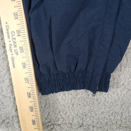 Vintage Diadora gefütterte gewebte Jogginghose Hose Herren Größe 30x28 blau - Bild 12 von 14