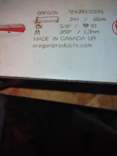 Oregon 240RNDD196 - PowerCut Guide Bar, 24", 3/8", .050", 81 Drive Links D196 Mt