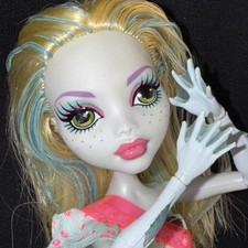 Monster High LAGOONA BLUE Beach Beasties Doll w/ Swimsuit No Leg Fins