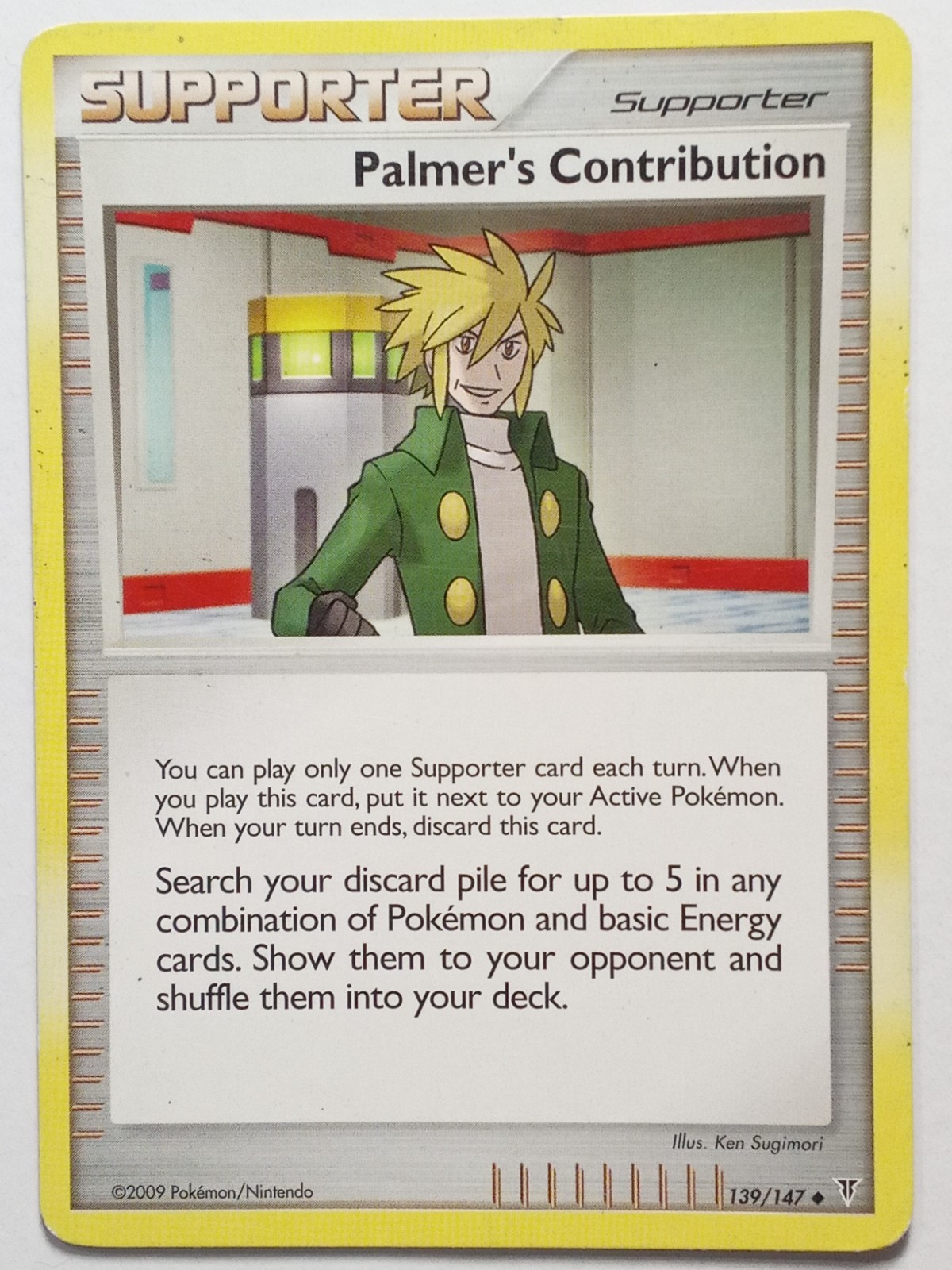 Palmer's Contribution 139/147 HP B1G1F Supreme Victors Pokemon Card Ken Sugimori