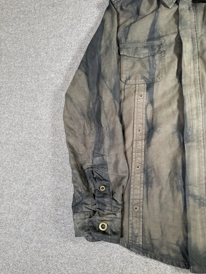 Chaqueta De Colección Y2K Guess Premium Bordada Tigre Cremallera Completa Para Hombre Talla M Rara Foto 3 de 4