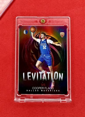 2025/26 Topps Levitation Cooper Flagg #L-16 Red Rainbow 5 /5 Rookie BOOKEND