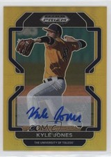 2022 Panini Prizm Draft Picks Gold Prizm Auto 4/10 Kyle Jones #PDP204 Auto 5zu