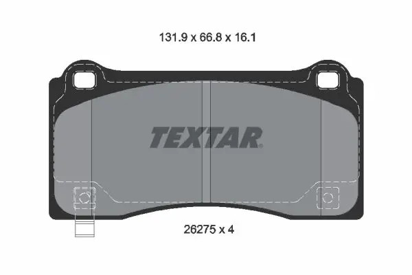 Pastiglie freno 2627501 TEXTAR per TESLA MODEL 3 MODEL Y