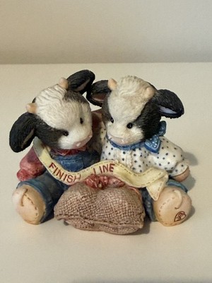 Mary s Moo Moos ''We Make A Great Team'' 1994 Enesco Kuh Vintage Figur