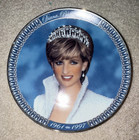 Princess Diana Illustrated Limited Edition Memorial Tribute Plate 1961-1997 1998 — photo 1