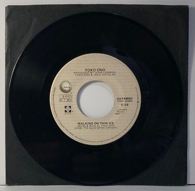 Yoko Ono Walking On Thin Ice John Lennon 45 The Beatles US