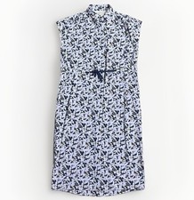 REI CO-OP Womens Sun Up Floral Shirt Dress S Night Garden Lilac Pockets Athletic