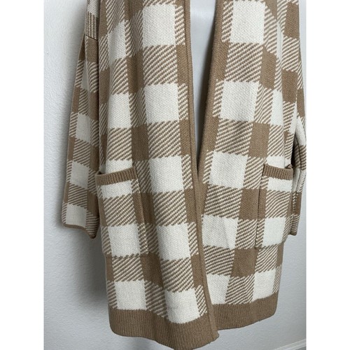 Madewell Pullover Damen XXS Mantel vorne offen kariert Minetta Wollmischung - Bild 3 von 9
