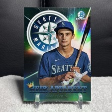 2022 Bowman Draft 1st Heir Apparent Green /99 Cole Young Refractor #HA-17