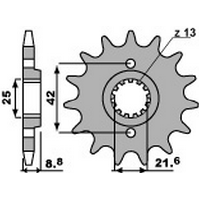 Kettensägen-Ersatzteil - Passendes Kettenrad Für 5012B & 5016B Modelle