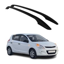 Aluminium Dachreling Relingträger für Hyundai i20 2008-2014 Schwarz 2x